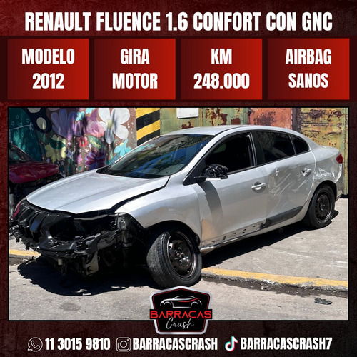 Renault Fluence 1.6 16v Confort Gnc