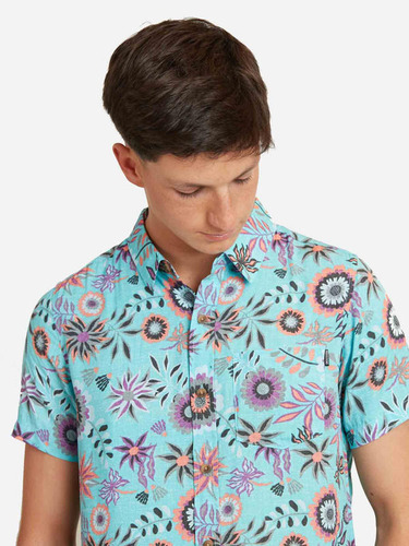 Camisa Mc 5c911 Juvenil Hombre Multicolor Maui And Sons