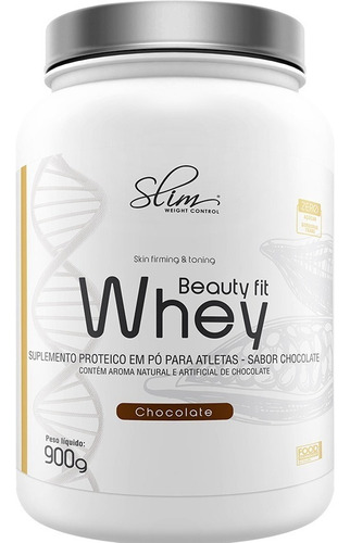 Whey Protein Pote 900g Para Ganho De Massa Muscular E Força Sabor Chocolate
