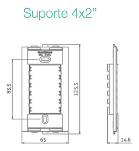Sleek Interruptor 1 Tecla Paralela + 1 Tomadas 2p+t 10a