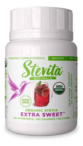 Stevita Stevia Organica Extra Dulce, 0.7 Oz En Polvo, Totalm