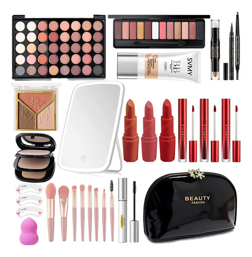 Kit De Maquillaje Todo En Uno De 31 Piezas, Kit Completo De