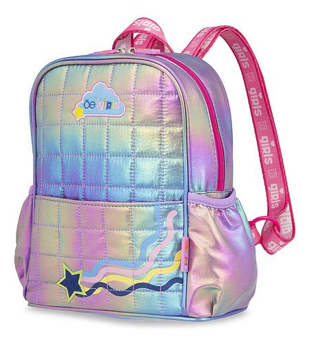 Bolsa Niñas Backpack Cloe Didrali Mediano Color Violeta