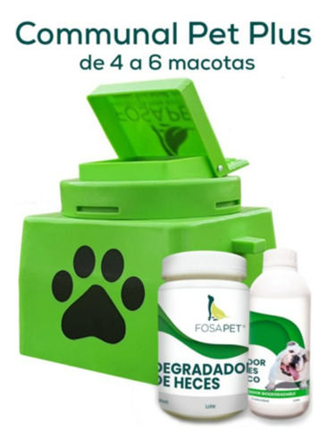 Biodigestor P/mascotas Communal Pet Incluye Degradador Heces