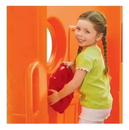 Juego Infantil Step2 Casa Exterior Patio Con Resbaladilla