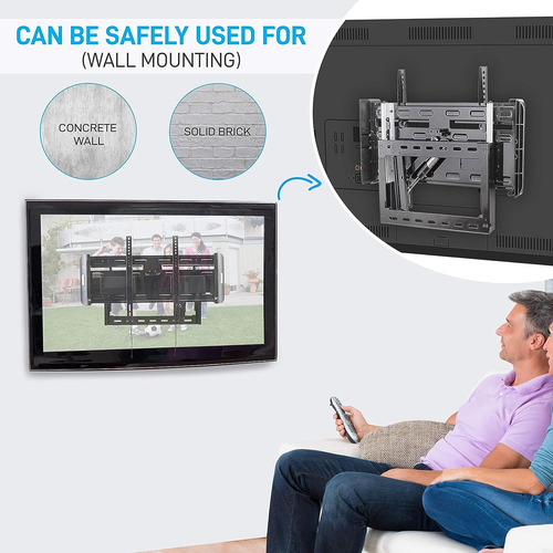 Soporte De Pared Fijo Universal Para Tv, Delgado, De Inst...