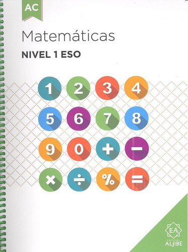 Libro: Matemáticas. Nivel 1 Eso. Alonso-villalobos Goyarrola