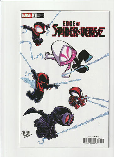 Edge Of Spider-verse #1 Scottie Young 1st Spider-rex - Ing