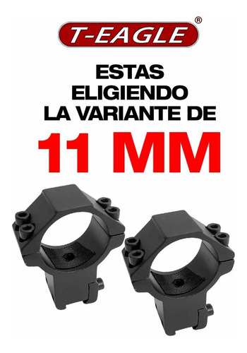 Imagen 3 de 10 de Mira Telescópica T-eagle 1.25-6x20 Iluminada