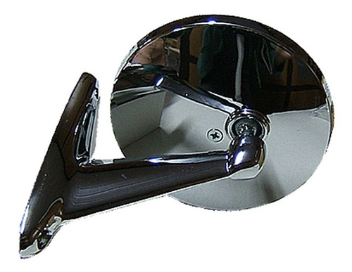 Espelho Retrovisor Cromado Universal Opala F100 C10 Chevette