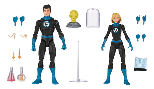 Franklin Y Valeria Richards 4 Fantasticos Marvel Legends