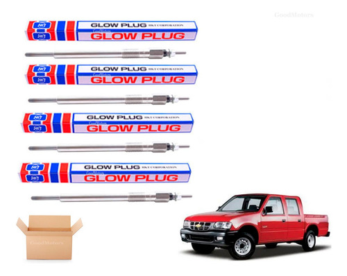 Bujia Incandescente Chevrolet Luv 2.5 Dsl 1987 2005 Kit 4