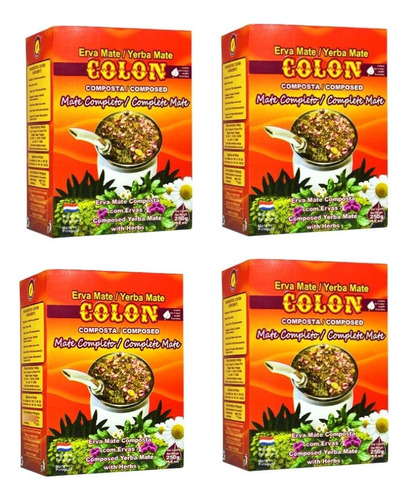 Yerba Mate Colon Compuesta De  500g/ Pak Oferta 4 Unidades