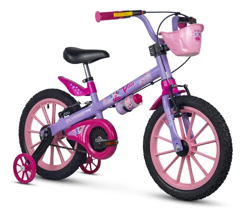 Bicicleta Aro 16 Nathor Pixie A Partir De 5 Anos C/rodinhas