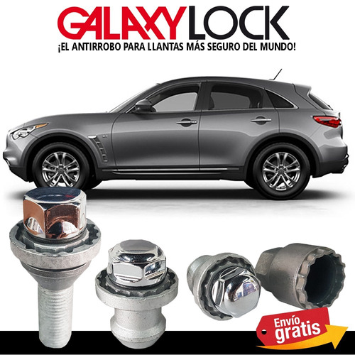 Seguro Esparragos Galaxylock Infiniti Qx70 Seduction Nuevos