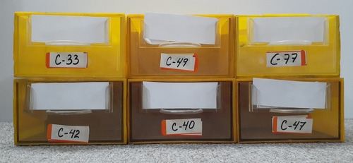 Cajas Plásticas Apilables Repuestos Pack De 6 