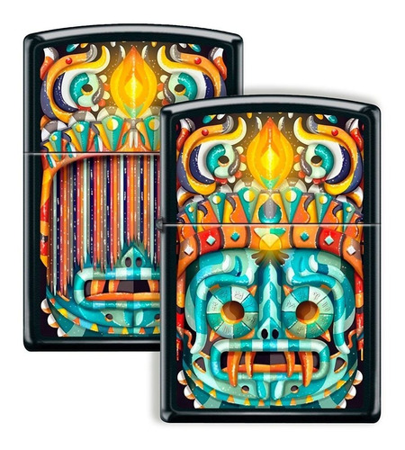 Encendedor Zippo Diseña Tu Mexico Dios De Jade