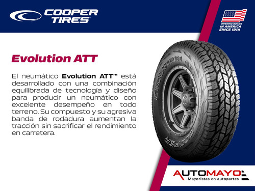 Set 2 Llantas Evolution Att Cooper Lt285/65r18 122s