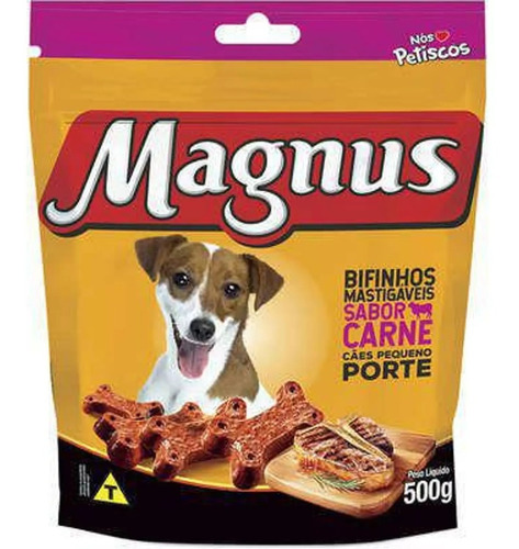 Magnus Bifinho Cães Pequeno Porte Carne 500 G