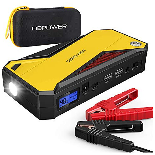 Arrancador De Batería Portátil Dbpower 600a Pico 18000 Mah (