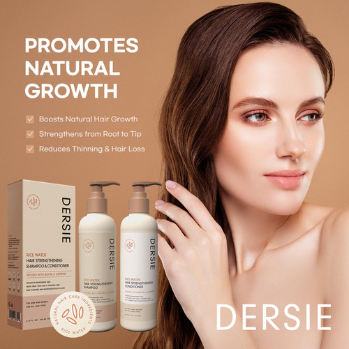 Conjunto De Shampoo E Condicionador Dersie Rice Water Hair G