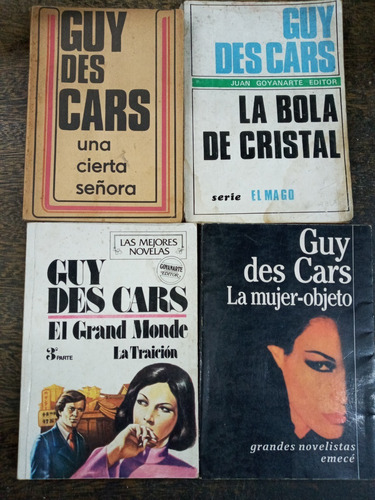 Lote 8 Libros * Guy Des Cars * Emece Circulo Goyanarte *