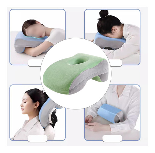 Cojín De Almohada Cojín Suave Portátil Práctico Verde