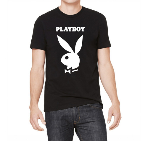 Remera Mansión Playboy Símbolo Conejita Hombre Mujer Unisex