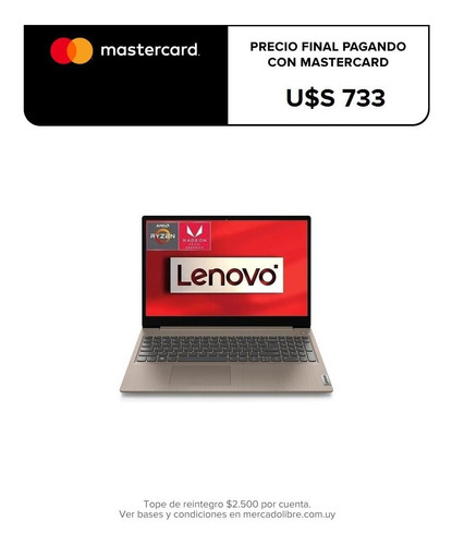 Notebook Lenovo Ryzen 5 256gb Ssd 8gb Ram Vega 8 Win 10