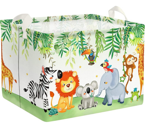Clastyle Friendly Animals Party Nursery Storage Bins For Toy