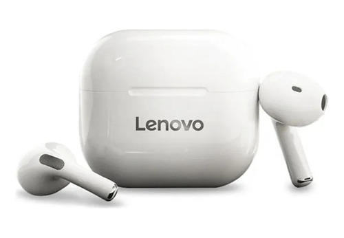 Audífonos Bluetooth Lenovo Lp40 Tws  Inalámbricos - Blanco