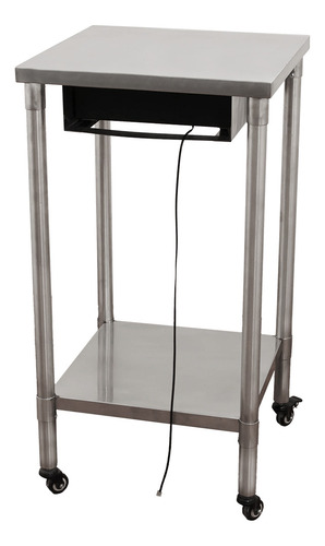 Mesa De Cobro Acero Inox Con Caja Para Dinero Mindejal