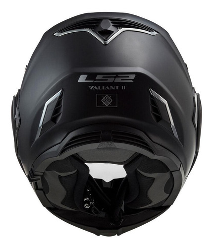 Imagen 6 de 9 de Casco Abatible Para Moto Ls2 Ff900 Valiant Ii Negro Mate