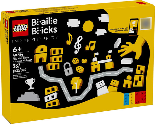 Lego Juega Con El Braille: Alfabeto Español, 40724.- Cantidad De Piezas 287 Versión Del Personaje Braille