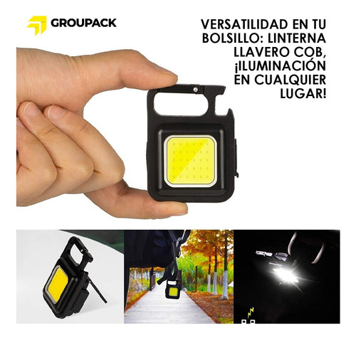 Linterna Llavero Recargable Linterna Portátil