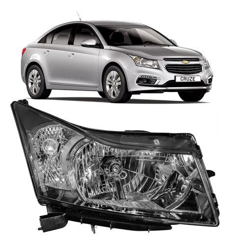 Optica Chevrolet Cruze Sedan 2015 2016 Lt Ltz Fondo Cromado