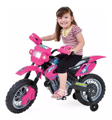 Moto eletrica infantil feminina