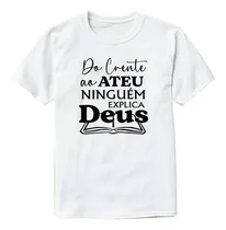 Comprar Camiseta Yeshua Evangélica Crente Gospel Ninguém Explic Deus