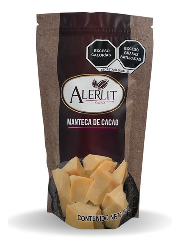 Manteca De Cacao 150 G, Marca Alerlit.