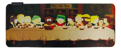 Gaming Mouse Pad South Park Luz Led Multicolor Cable 1.5 M