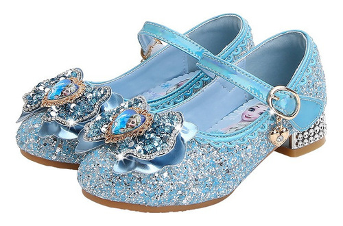 Zapatos De Princesa Con Lentejuelas Para Niños De Sandalias