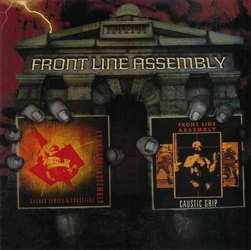 Cd- Front Line Assembly- Gashed Senses & Crossfire/ Caustic