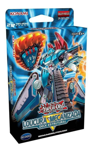 Yu Gi Oh Deck Estrutural Loucura Mecanizada Konami