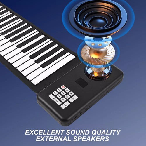 Par Piano Electrónico Con 88 Teclas Silicona Para El Hogar,y