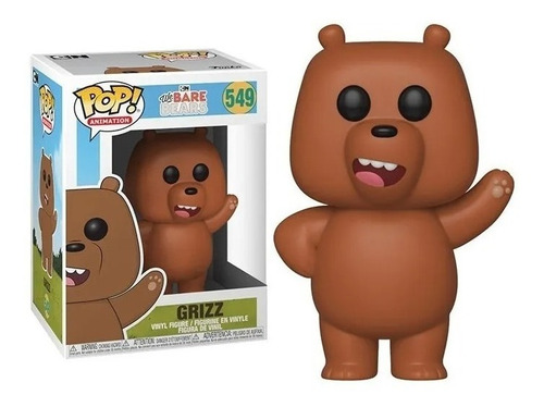 Pop Funko Animation We Bare Bears Urso Sem Curso Grizz 549