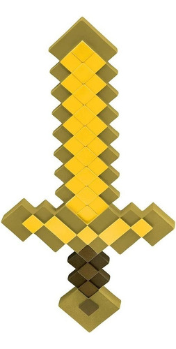 Espada Oro Minecraft Juguete Disguise E Color Dorado