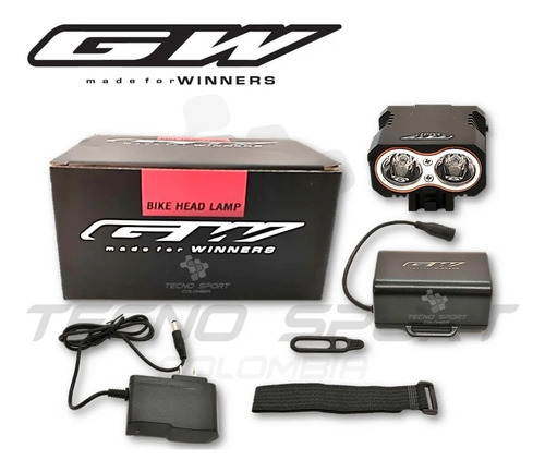 Luz Trasera/delantera Para Bicicleta Gw 1200lm+envio Gratis