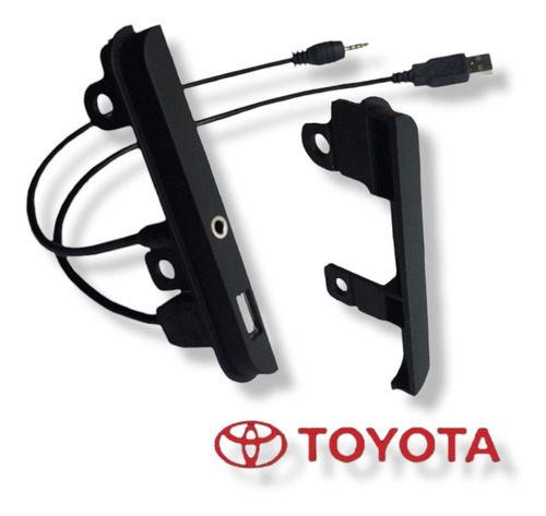 Bases Adaptador Reproductor Doble Din Toyota Con Usb Y 3.5