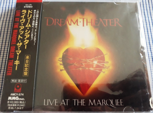 Dream Theater - Live At The Marquee Cd 1er Ed. Japonesa