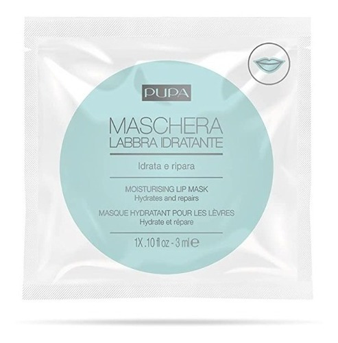 Mascarilla facial para piel Pupa mascara reparadora hidratante y 3mL